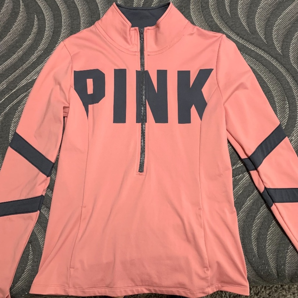 “PINK” Victoria Secret long sleeve half zip up